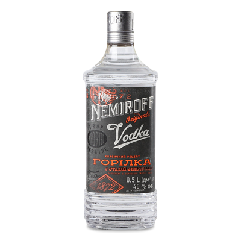 Горілка Nemiroff Особлива зі спирту люкс 40% 0.5л