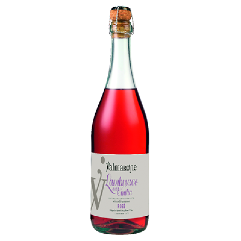 Вино Valmarone Lambrusco dell` Emilia рож напівсух 8% 0,75л