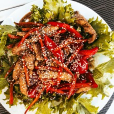 Салат індичка з овочами